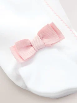 Baker by Ted Baker - Born in 2026 - Witte pyjama met konijntjes