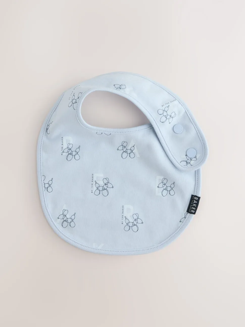 Baker by Ted Baker 2 Pack Blue Baby Bibs