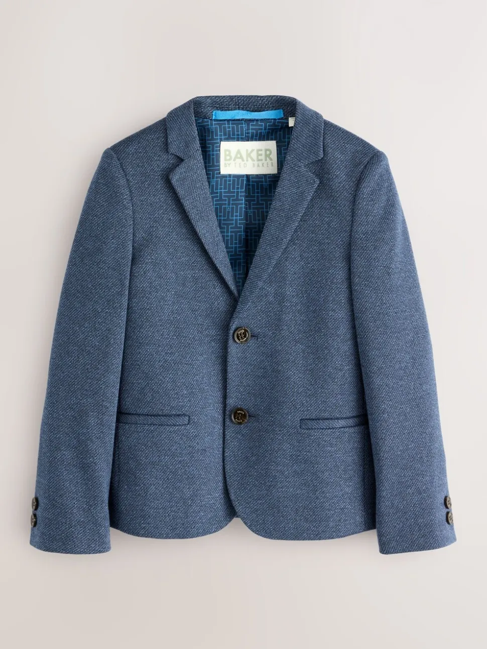 Baker by Ted Baker Blue Jersey Suit Jacket