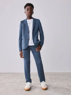 Baker by Ted Baker Blue Jersey Suit Jacket
