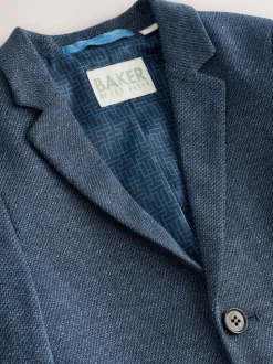 Baker by Ted Baker Blue Jersey Suit Jacket