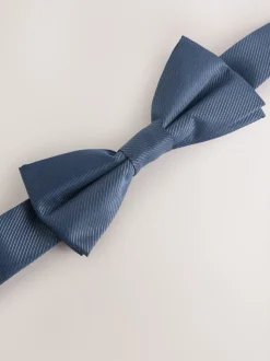 Baker by Ted Baker Blue Short Sleeve Shirt with Bow Tie