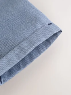 Baker by Ted Baker Blue Short Sleeve Shirt with Bow Tie