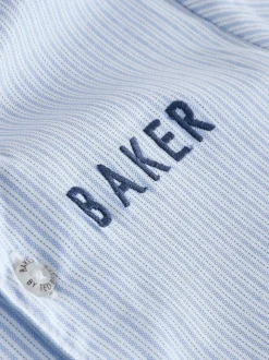 Baker by Ted Baker Blue Smart Bow Tie Rompersuit
