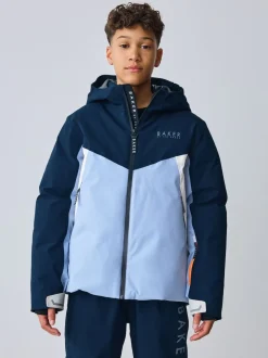 Baker by Ted Baker Blue Waterproof Padded Ski Coat