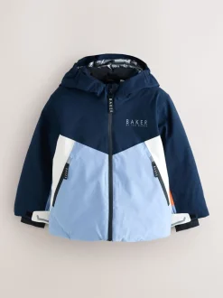 Baker by Ted Baker Blue Waterproof Padded Ski Coat