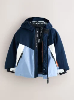 Baker by Ted Baker Blue Waterproof Padded Ski Coat