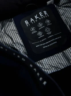 Baker by Ted Baker Blue Waterproof Padded Ski Coat