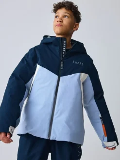 Baker by Ted Baker Blue Waterproof Padded Ski Coat