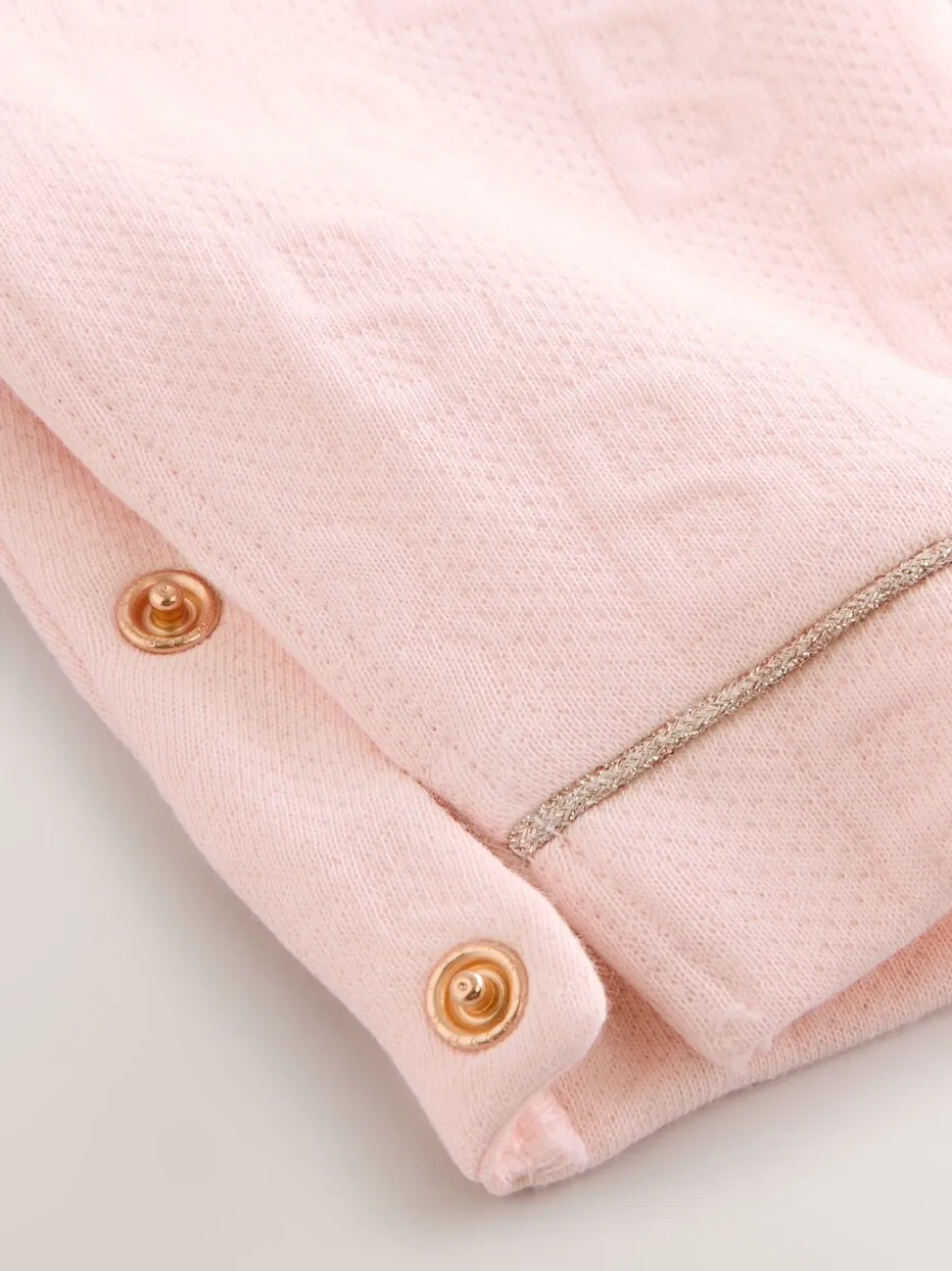 Baker by Ted Baker Pink Jacquard Bow Dungarees & T-Shirt Set