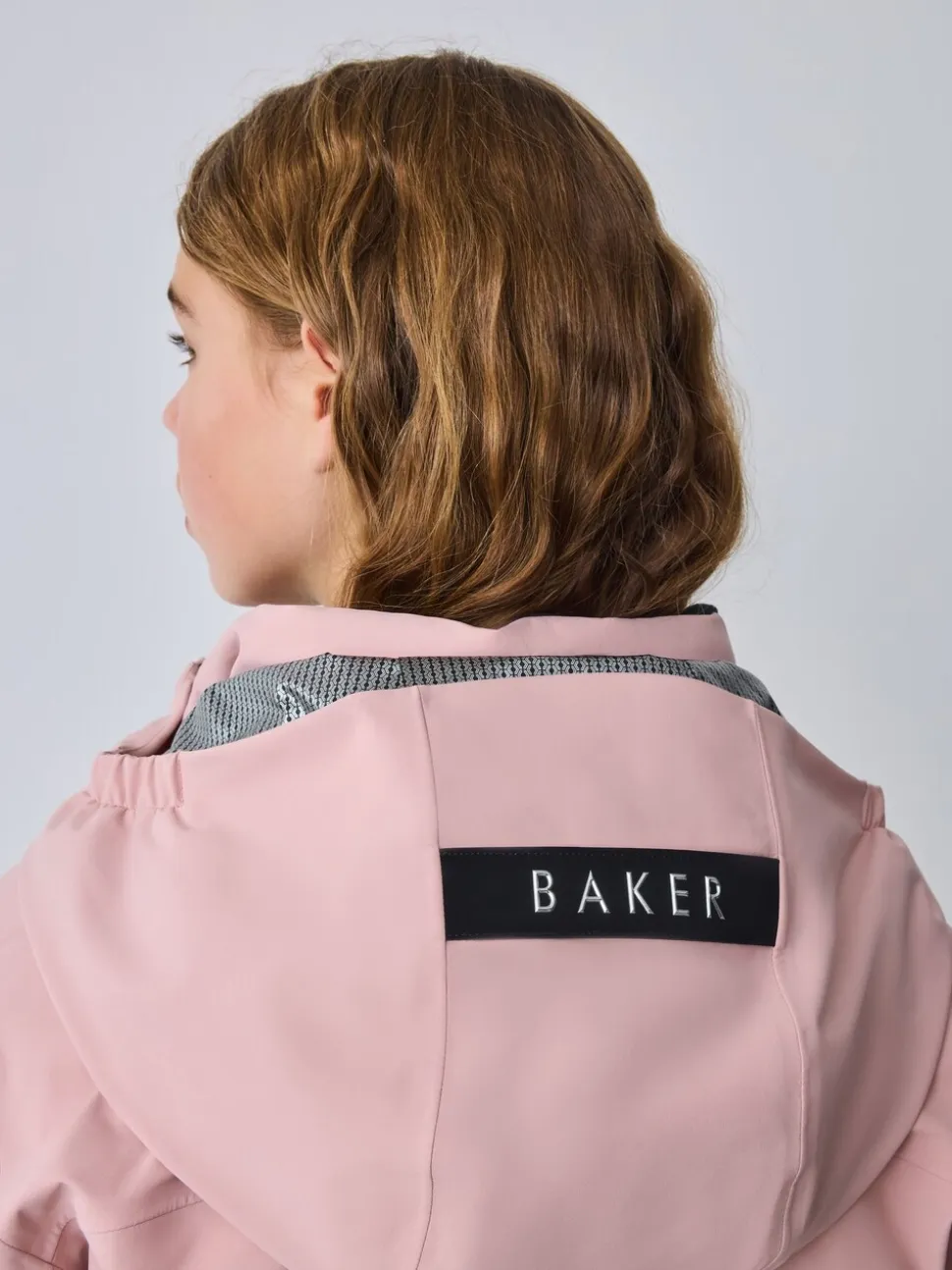 Baker by Ted Baker Pink Waterproof Belted Padded Ski Jacket