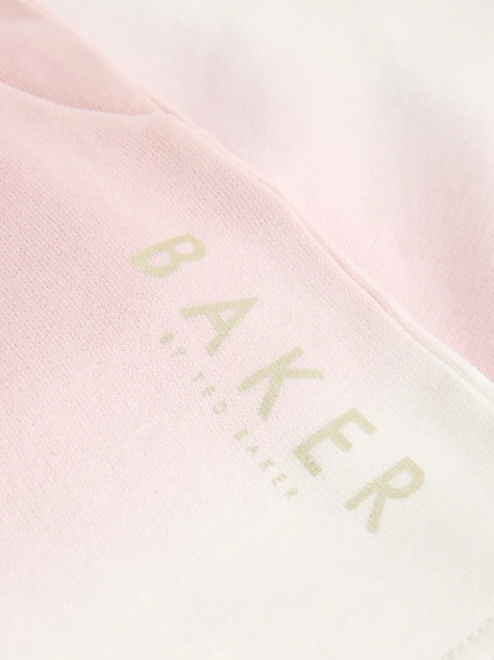 Baker by Ted Baker Pink/Lilac 2 Piece Ombre Sweatshirt & Shorts Set
