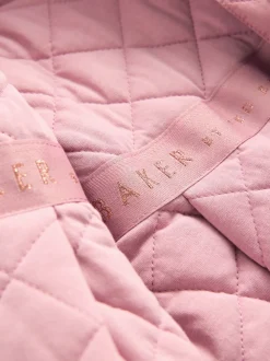 Baker by Ted Baker roze regenbestendige lichtgewicht regenjas met geschulpte rand