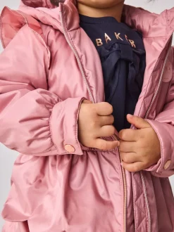Baker by Ted Baker roze regenbestendige lichtgewicht regenjas met geschulpte rand