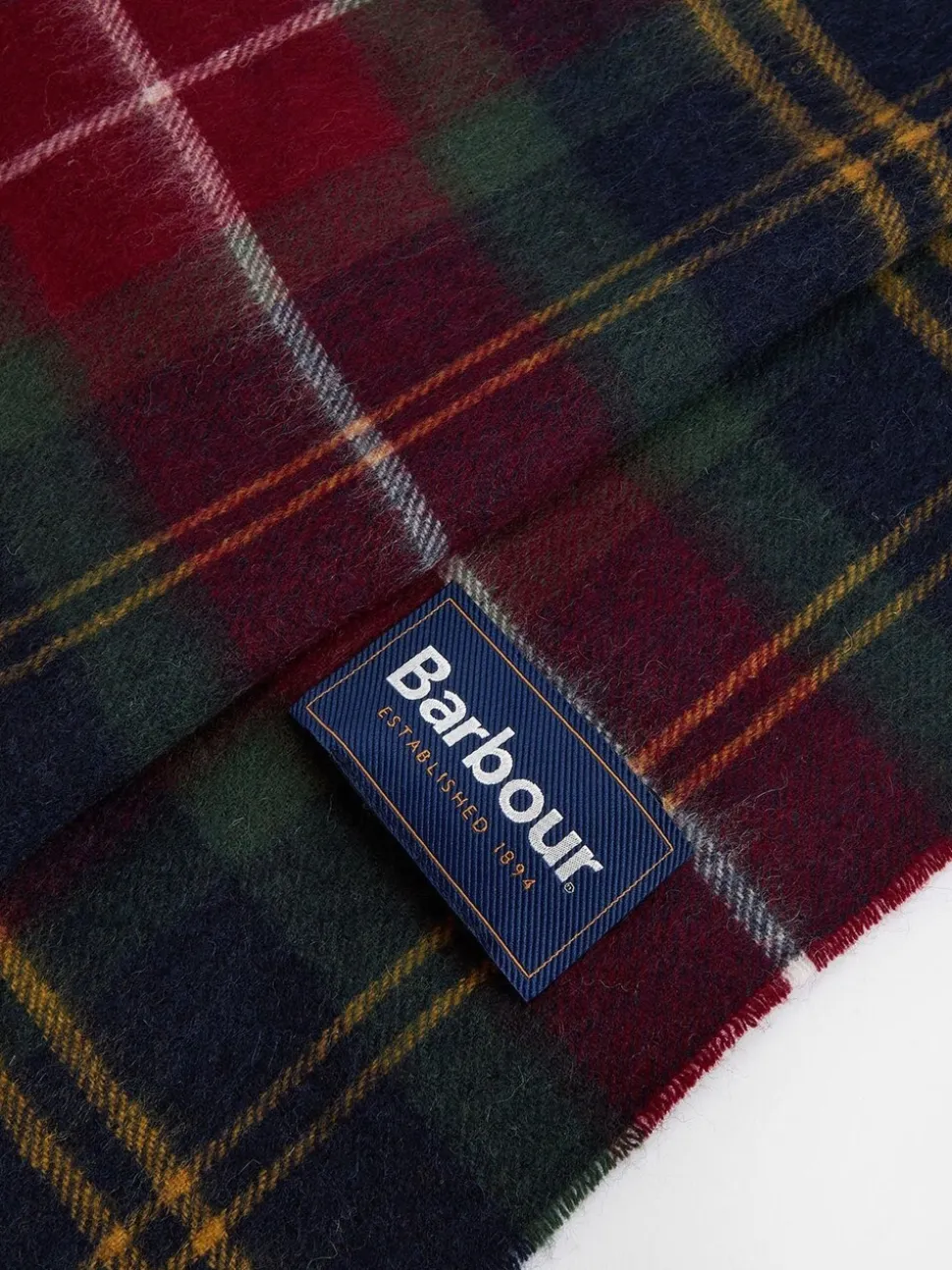 Barbour® Tartan Wool Cashmere Blend Scarf