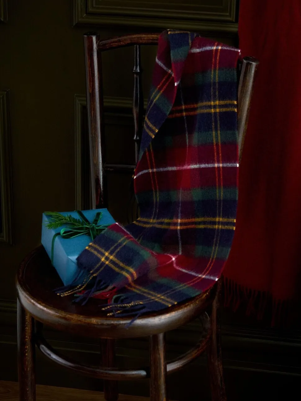 Barbour® Tartan Wool Cashmere Blend Scarf