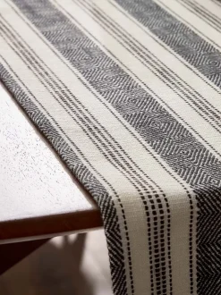 Bedeck of Belfast Saja Stripe 100% Cotton Table Runner