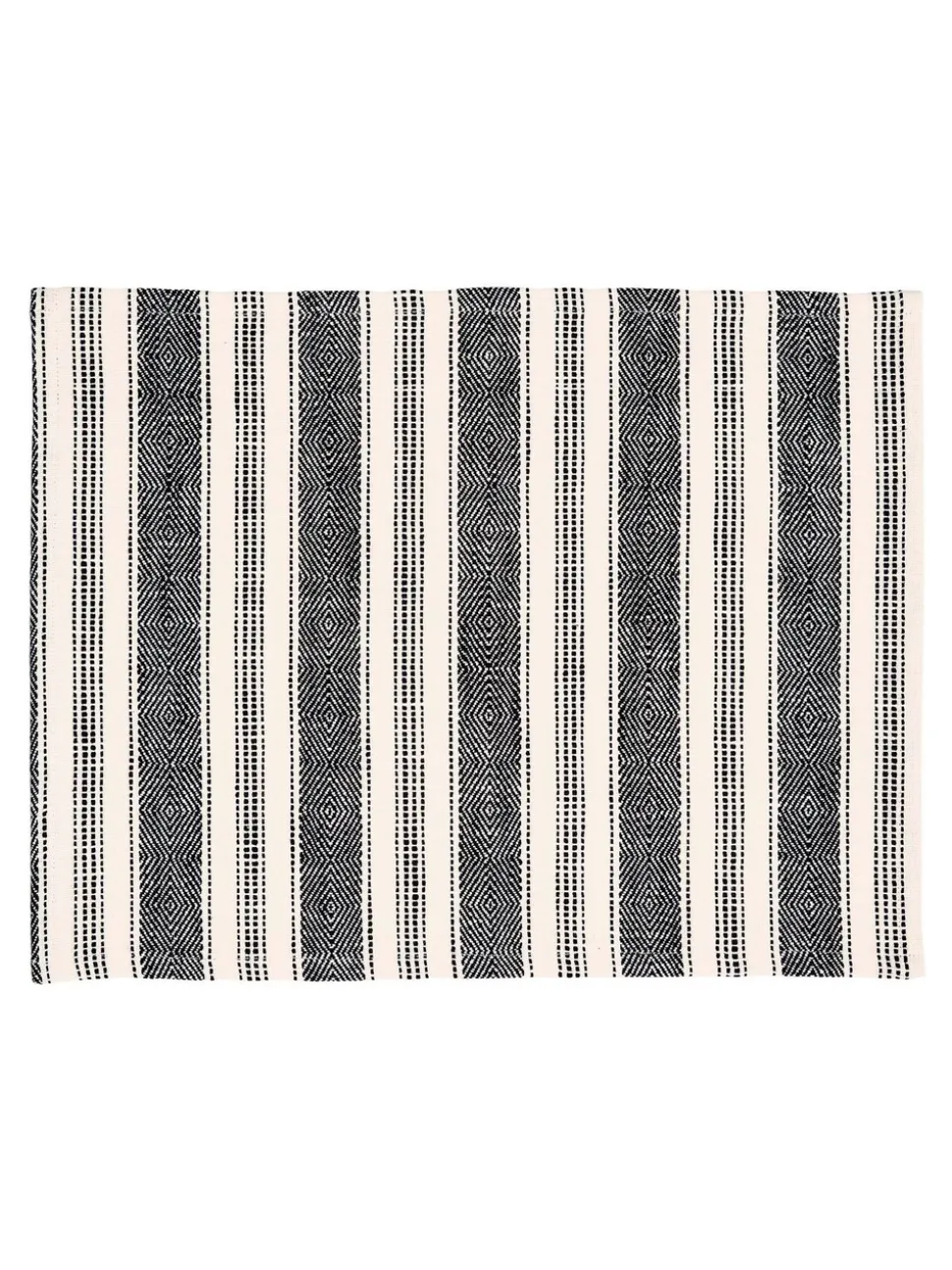 Bedeck of Belfast Set of 2 Saja Stripe 100% Cotton Placemats