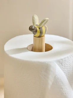 Bee Kitchen Roll Holder