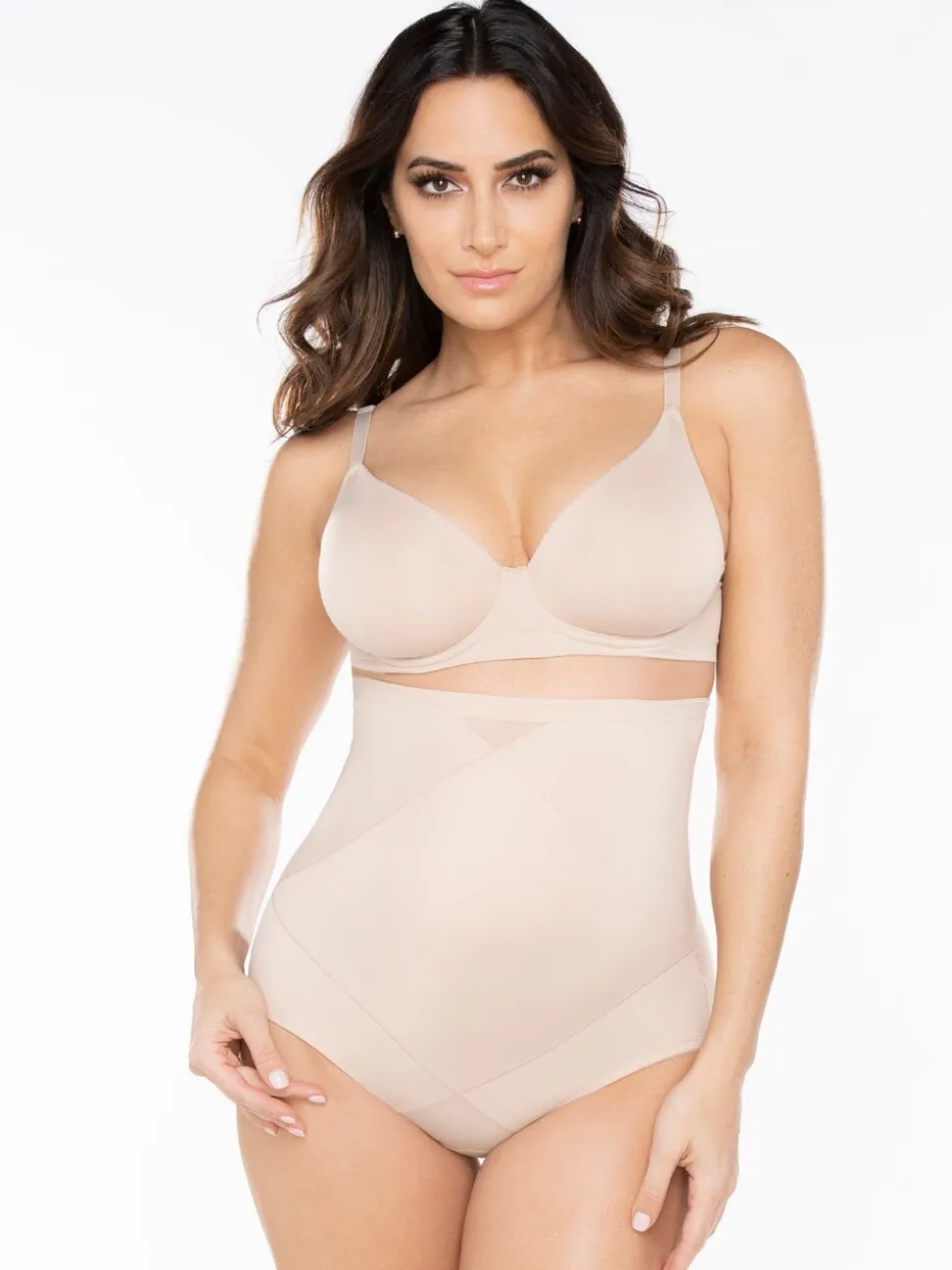 Beige - Miraclesuit Extra Stevige Controle Buikslip
