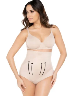 Beige - Miraclesuit Extra Stevige Controle Buikslip