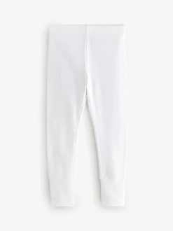Beigebruin/wit - Thermische leggings (2-16jaar)