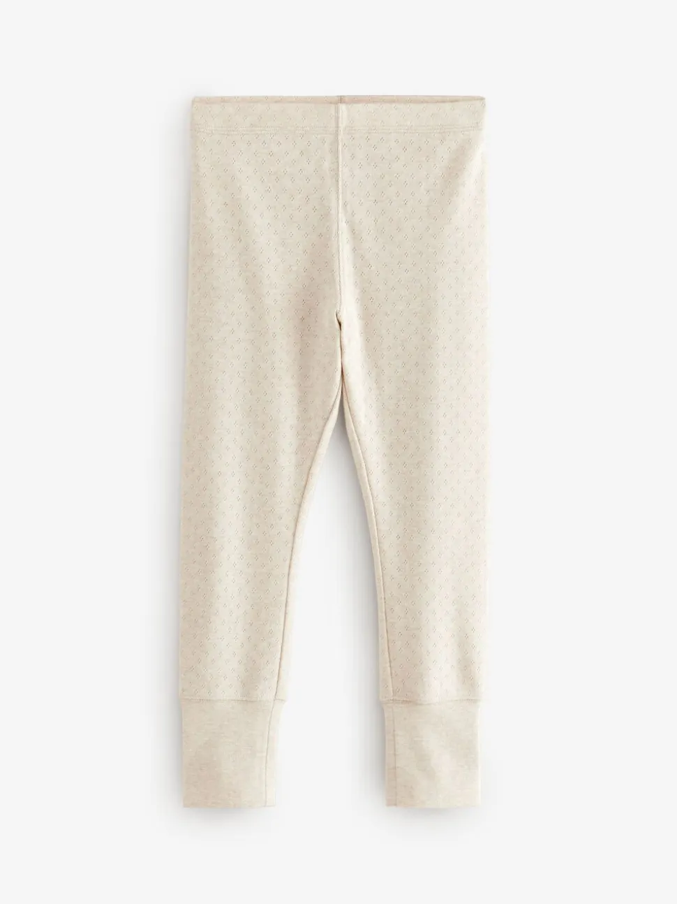 Beigebruin/wit - Thermische leggings (2-16jaar)