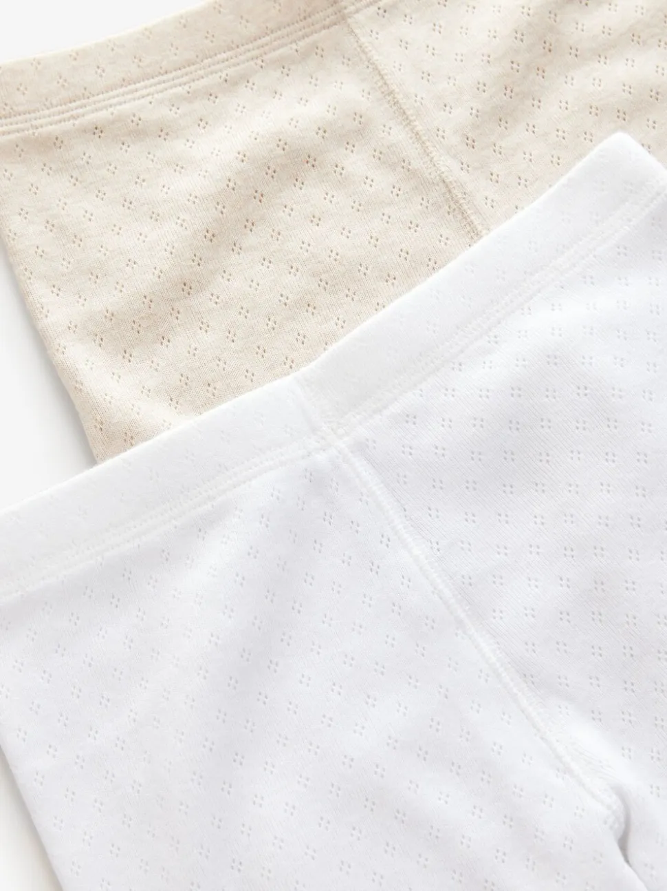 Beigebruin/wit - Thermische leggings (2-16jaar)