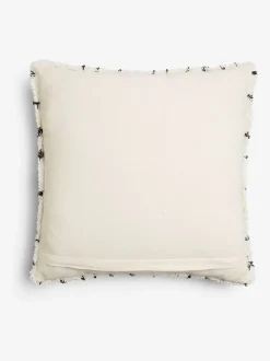 Berber kussen met minimalistisch geometrisch patroon van 50 x 50 cm