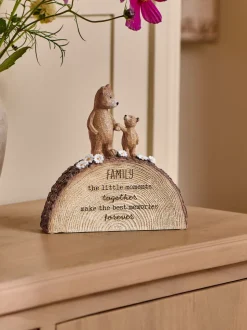 Bertie Bear Family Sentiment Ornament