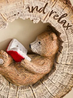 Bertie Bear Reading Hanging Decoration