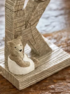 Bertie Beer Soak Woordblok Ornament
