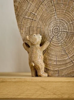 Bertie the Bear monogram ornamenten