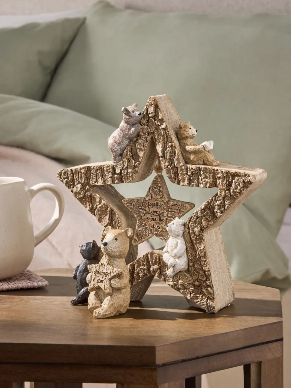 Bertie The Bear Shining Star Ornament