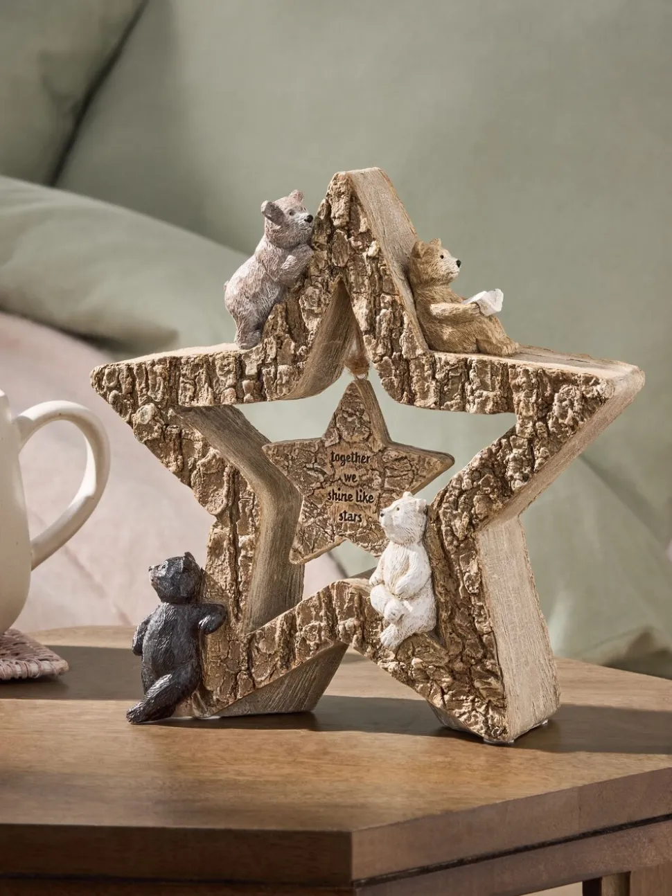 Bertie The Bear Shining Star Ornament