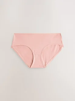 Bessenkleur/roze - Set van 7 slips met hoog katoengehalte