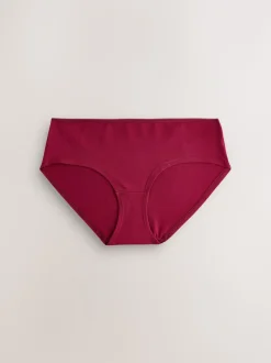 Bessenkleur/roze - Set van 7 slips met hoog katoengehalte