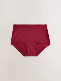 Bessenkleur/roze - Set van 7 slips met hoog katoengehalte