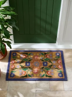 Bettie - Deurmat met bloemenprint
