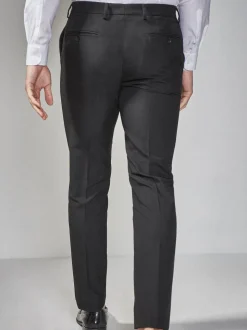 Biesdetail - Strakke Pasvorm - Pantalon in smokingstijl