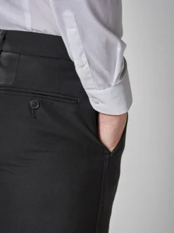 Biesdetail - Strakke Pasvorm - Pantalon in smokingstijl
