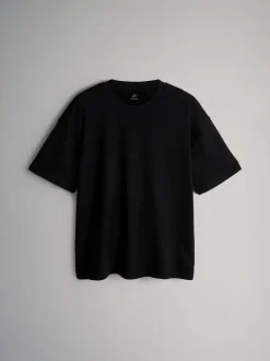 Black Grey White - The Set 4 Pack Short Sleeve Cotton T-Shirts