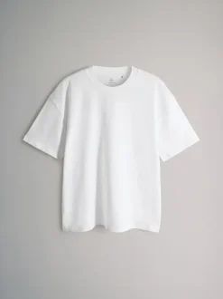 Black Grey White - The Set 4 Pack Short Sleeve Cotton T-Shirts