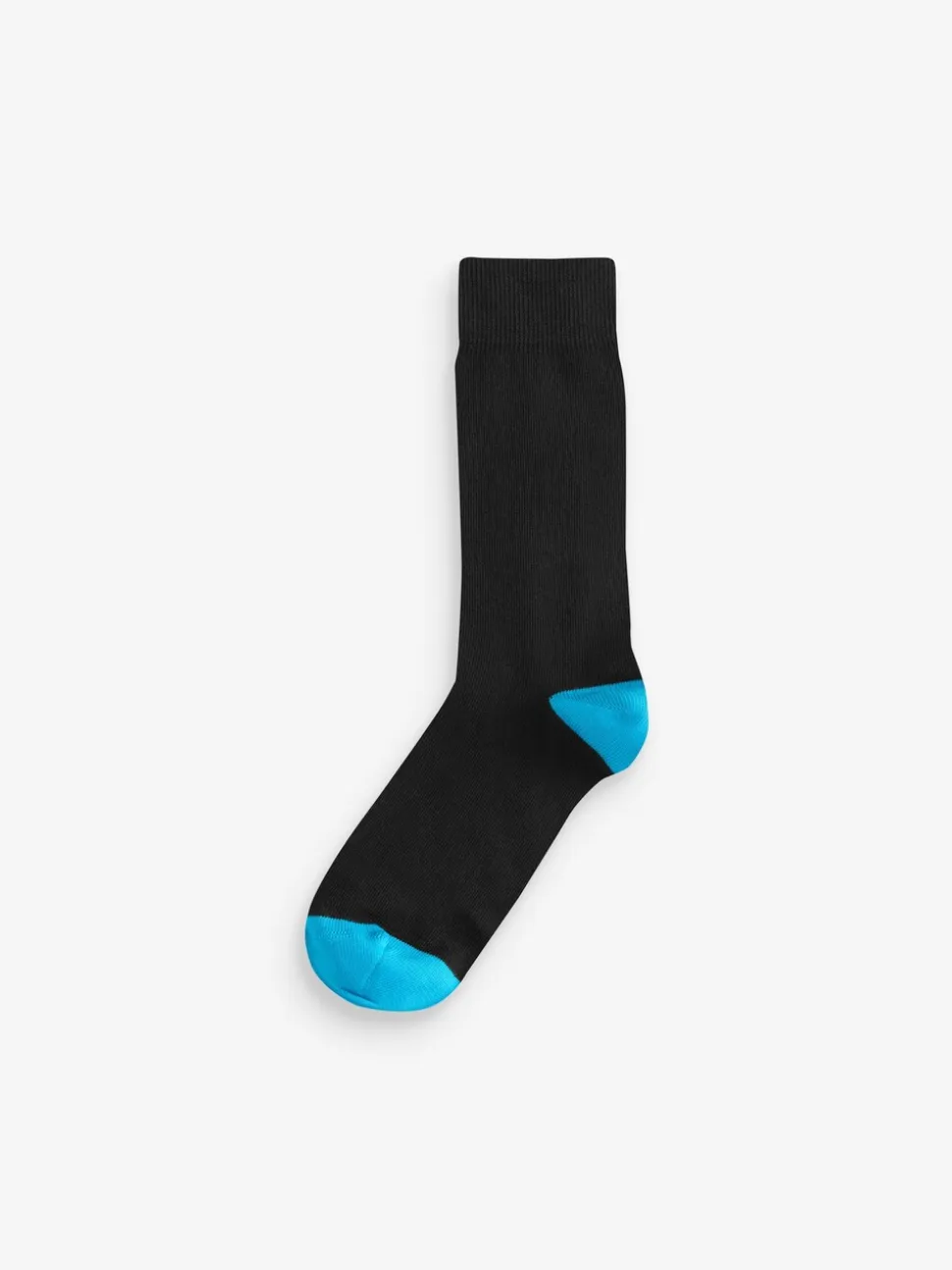 Black Heel Toe - Verpakking van 7 - Herensokken met hoog katoengehalte