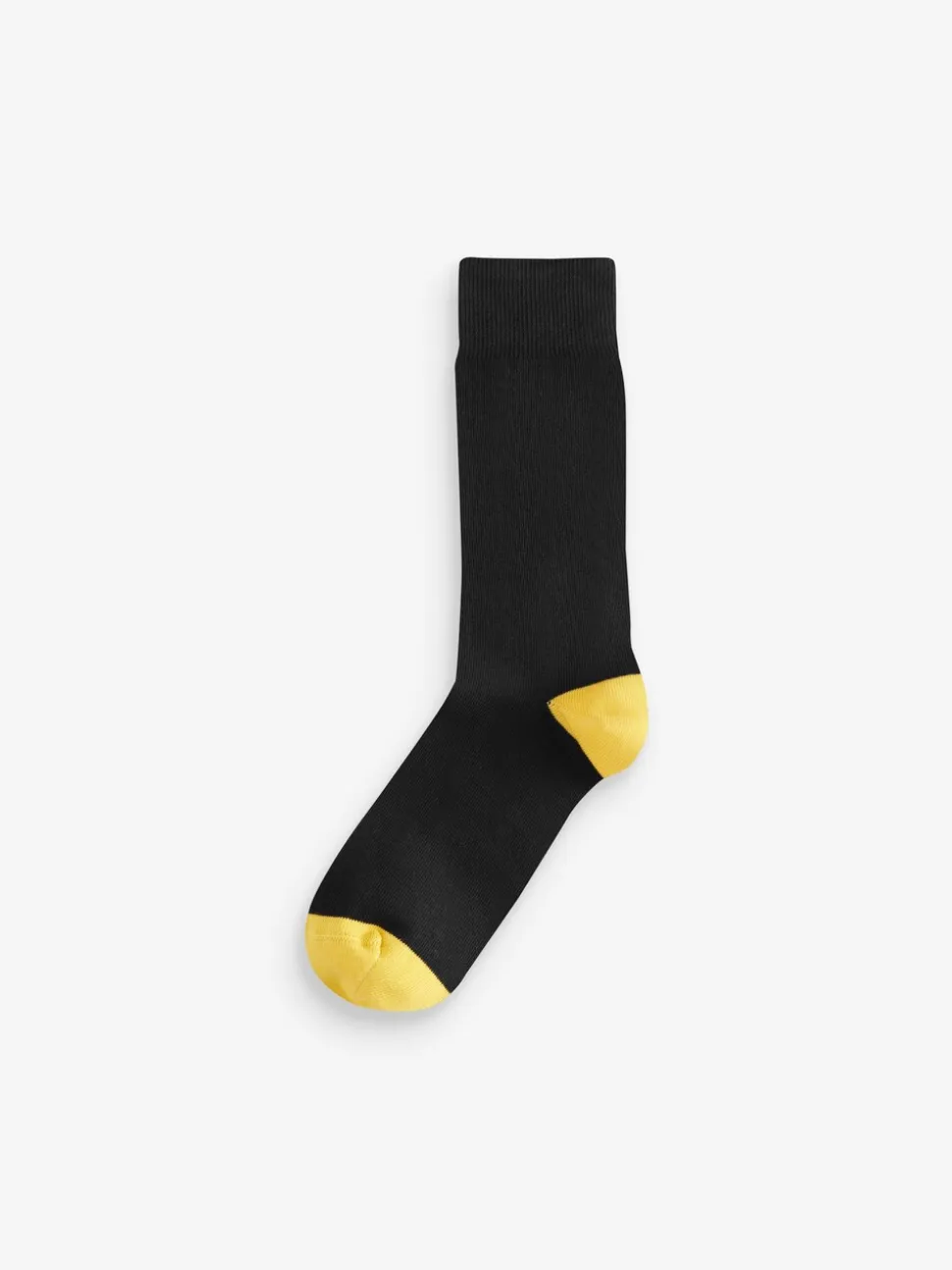 Black Heel Toe - Verpakking van 7 - Herensokken met hoog katoengehalte