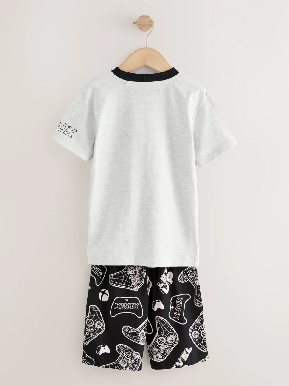 Black/Grey Xbox - License Short Pyjamas 2 Pack (5-16yrs)