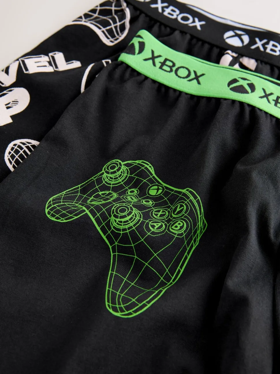 Black/Grey Xbox - License Short Pyjamas 2 Pack (5-16yrs)