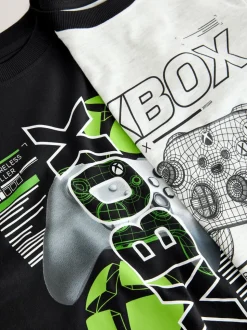 Black/Grey Xbox - License Short Pyjamas 2 Pack (5-16yrs)