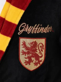 Black/Red Gryffindor - Vanilla Underground Harry Potter Hooded Bathrobe Dressing Gown