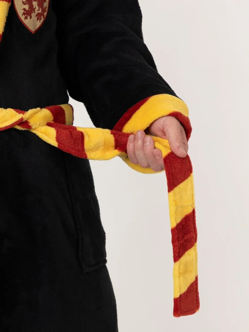 Black/Red Gryffindor - Vanilla Underground Harry Potter Hooded Bathrobe Dressing Gown